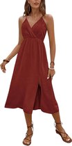 Robe dos nu Bovista - Body - Robe - Chemise - Marron foncé - Taille XL