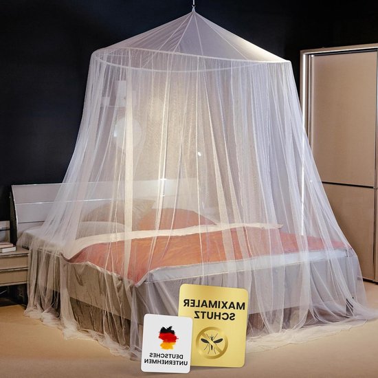Tesa Insect-Stop Comfort klamboe voor een 2-persoonsbed wit - Voor 17.30u, morgen in huis