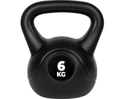 VirtuFit PVC Kettlebell - 6 kg - Handvat met Extra Grip - Anti-Slip Laag - Fitness Gewichten - Functioneel & Conditie Trainen - Krachttraining - Kettlebells