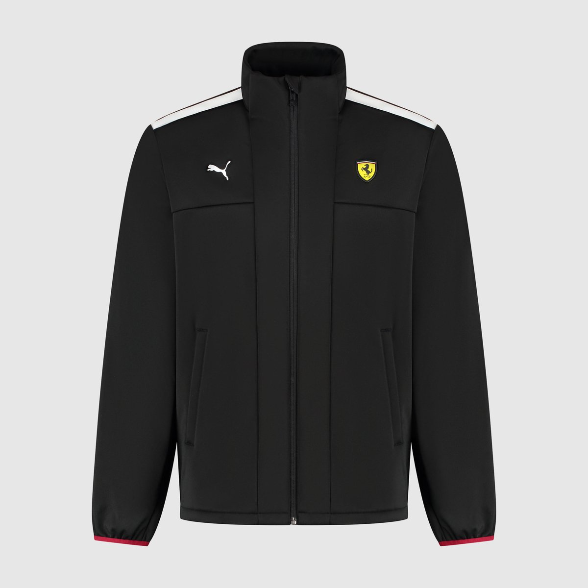 Ferrari Classic Softshell 2025 XXL Lewis Hamilton Charles LeClerc Formule 1 Zwart