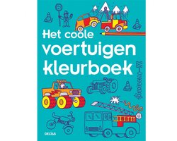 foto van Het coole voertuigen kleurboek