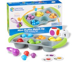 Learning Resources Mini Muffin Match Up Math Activity Set - 1+