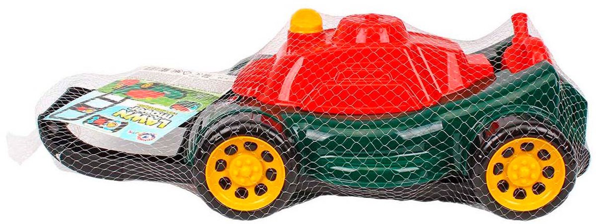Grasmaaier speelgoed met opbergruimte en benzinekan - Sun Fun.
