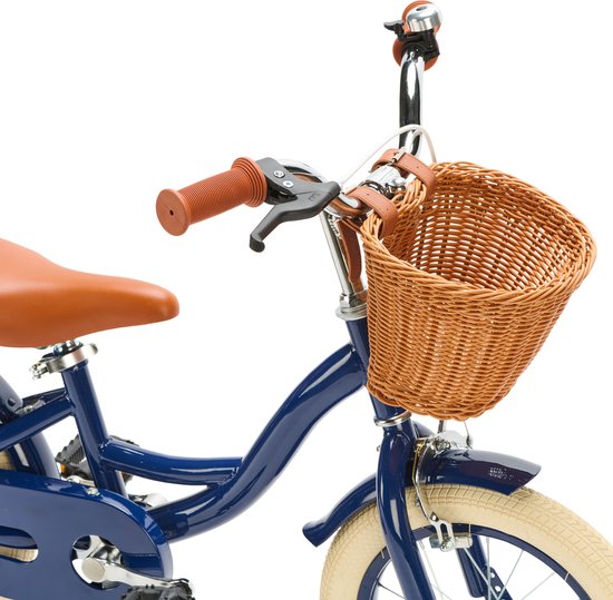 Generation Blanco 14 inch Donkerblauw - Kinderfiets met Mandje van Generation Blanco — afbeelding 4