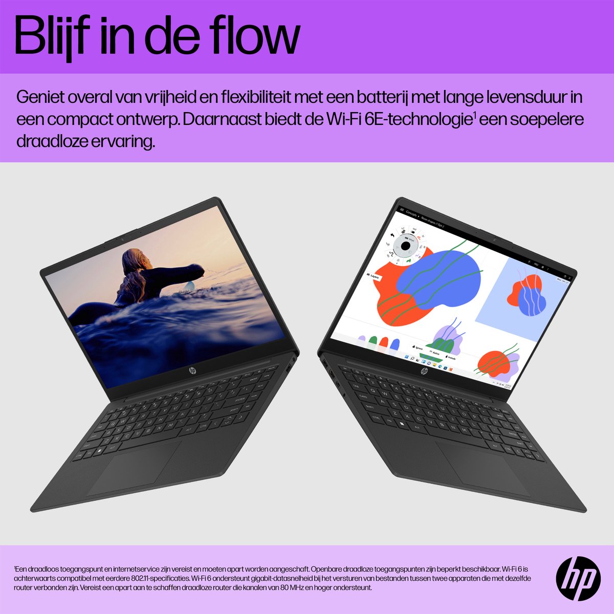 HP 14-em0671nd AMD Ryzen™ 7 7730U Laptop 35,6 cm (14") Full HD 16 GB DDR4-SDRAM 512 GB SSD Wi-Fi 6 (802.11ax) Windows 11 Home Zilver QWERTY