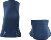 FALKE Cool 24/7 kort eenkleurig katoen sneakersokken enkelsokken heren blauw - maat 43-44