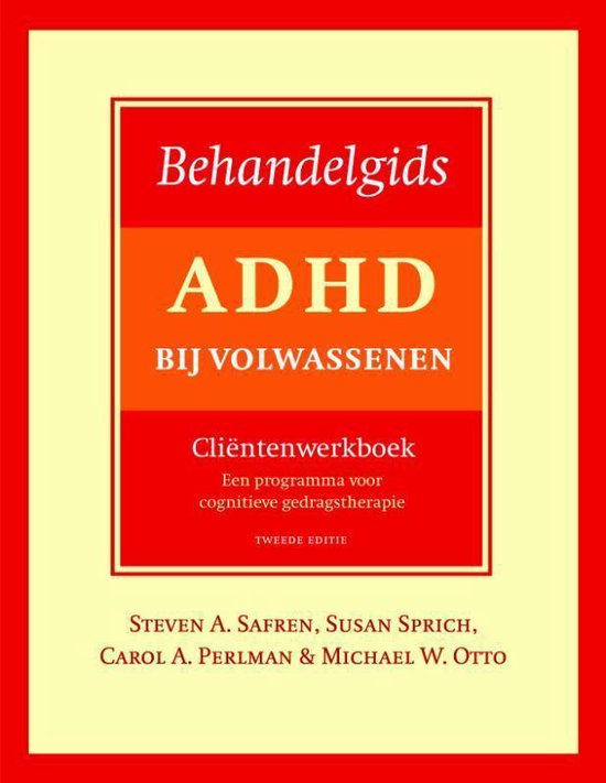 Behandelgids ADHD bij volwassenen, cliëntenwerkboek - tweede editie