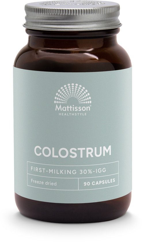 Mattisson - Colostrum 30% igG - Biest van Koemelk - Voedingssupplement - 90 Capsules