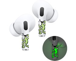 Airpods Stickers Geschikt voor Airpods Pro / 2 Pro stickers Glow in the Dark Street Art Tattoos - AirPods Pro 2nd Generation Sticker Gloed in het donker- Ntech