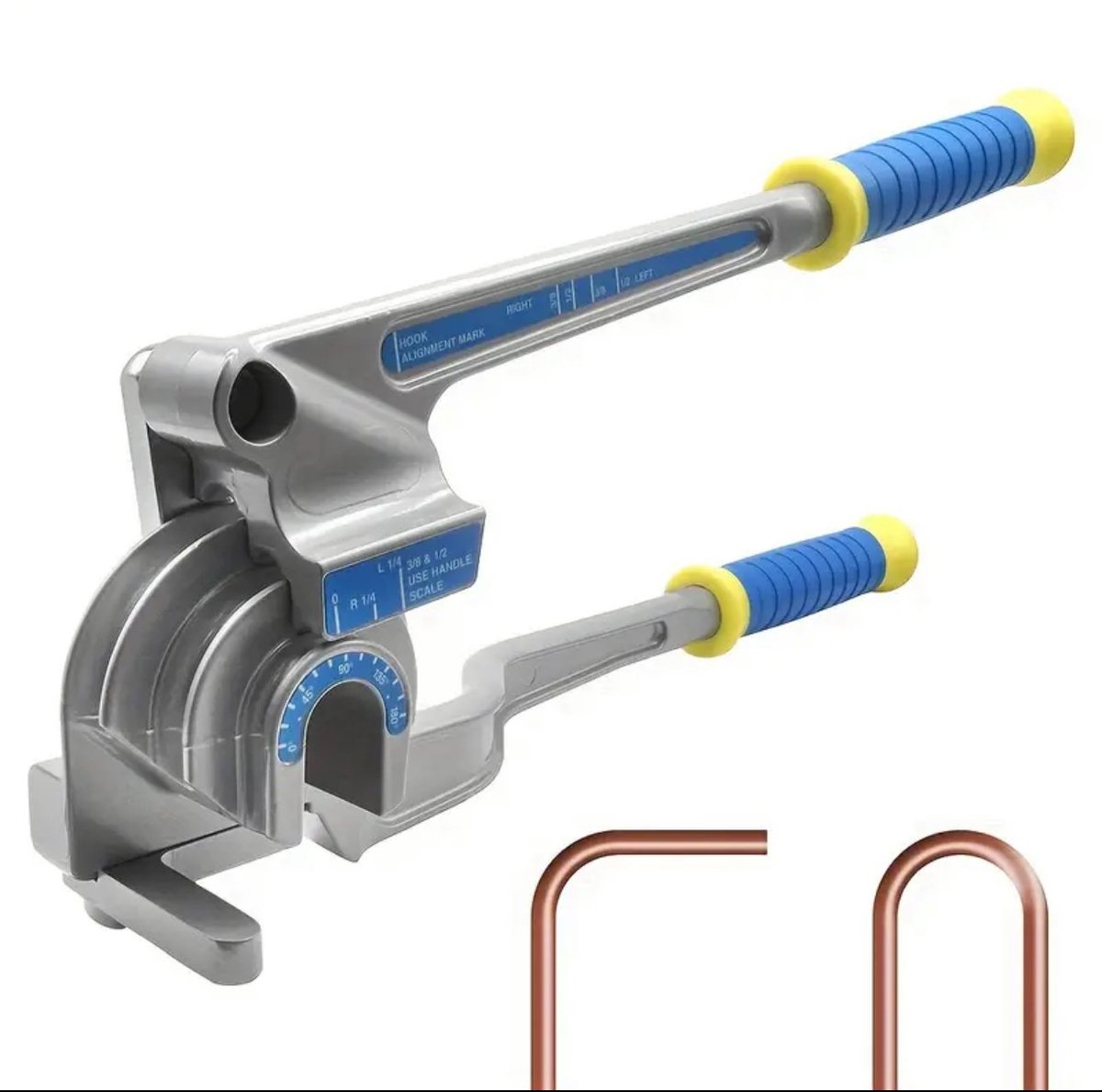 Buigtang 3 maten 1/4-3/8-1/2 buigen tot 180 graden