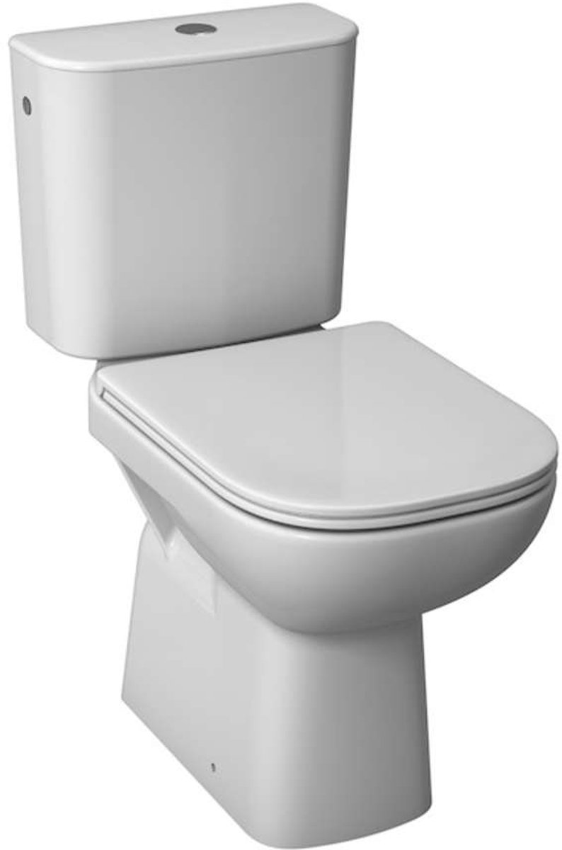 Jika Deep - Duobloktoilet met jachtbak, achterafvoer, DualFlush, wit H8266170002801
