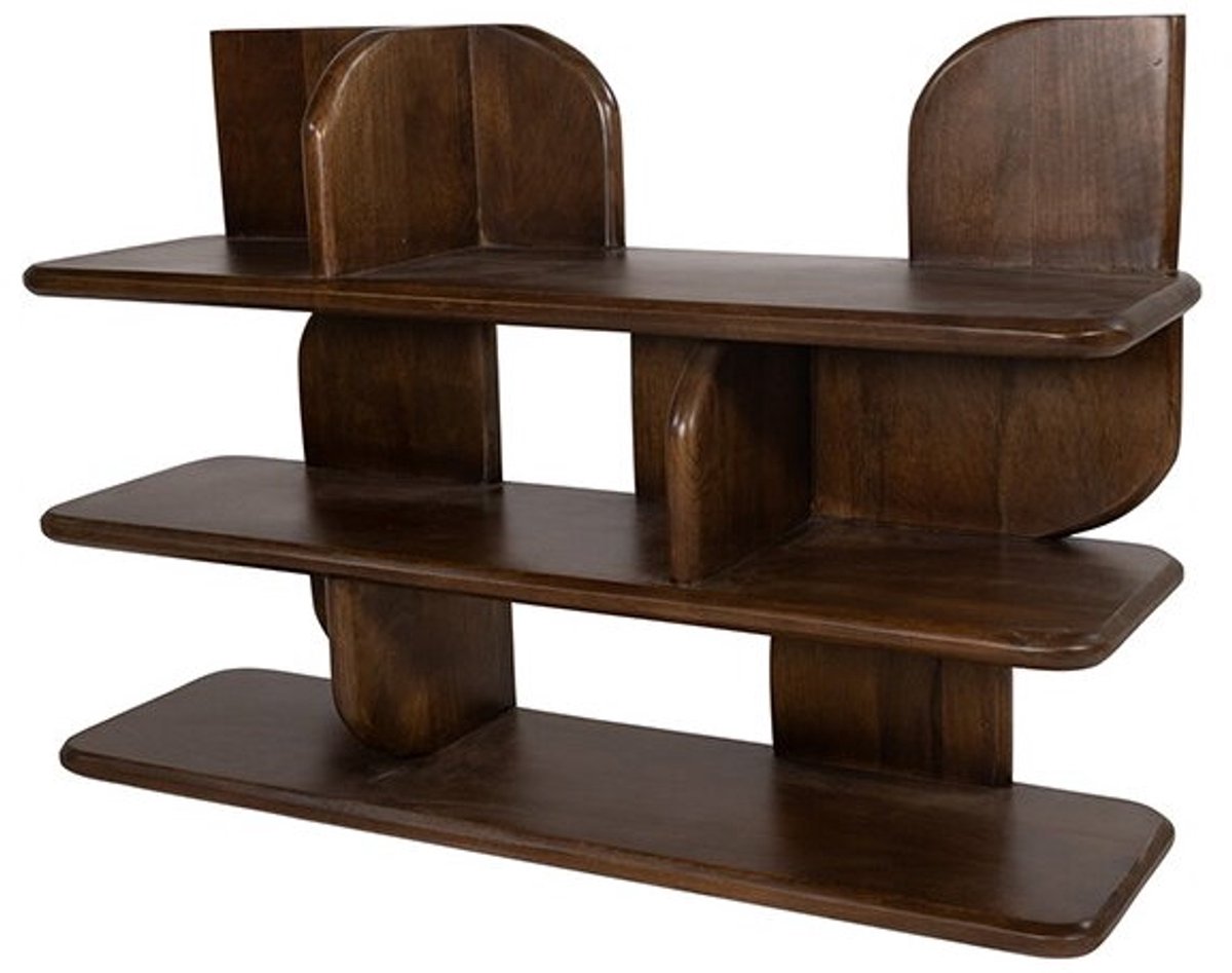Wandrek Oregano mangohout bruin walnoot - Japandi - 90x25x60 cm