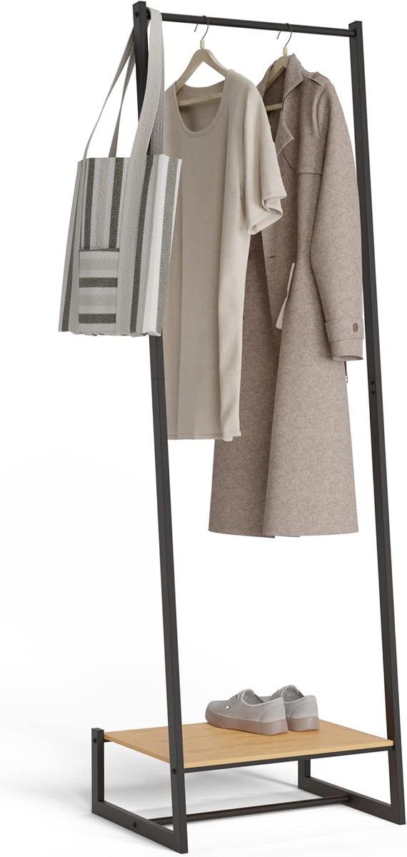 DailySupplies® Kledingrek Metaal - Kledinghangers - Dressboy - Zwart