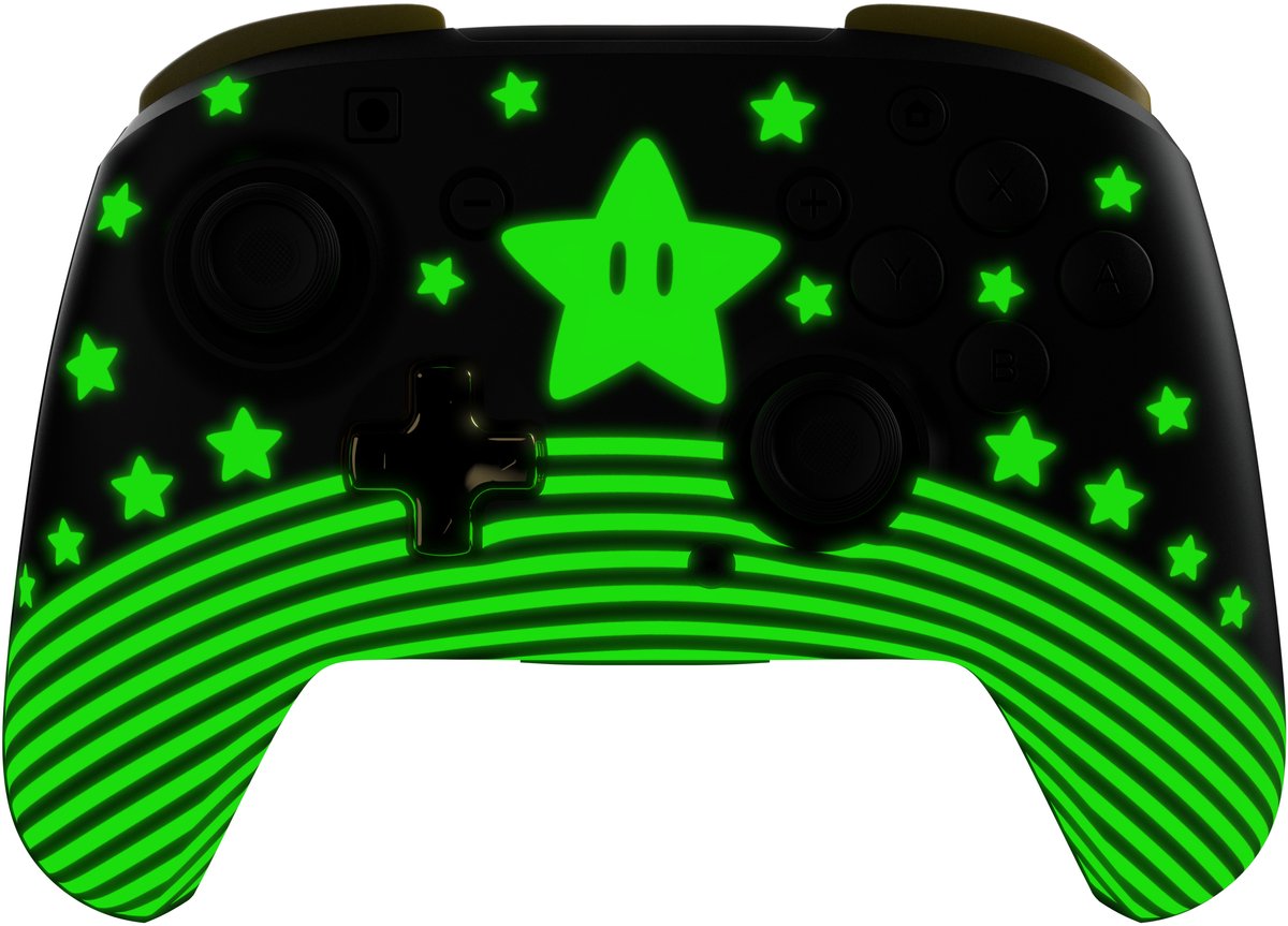 Turtle Beach Rematch Glow In The Dark - Draadloze Controller - Nintendo Switch & Nintendo Switch 2 - Super Mario Star – foto 7