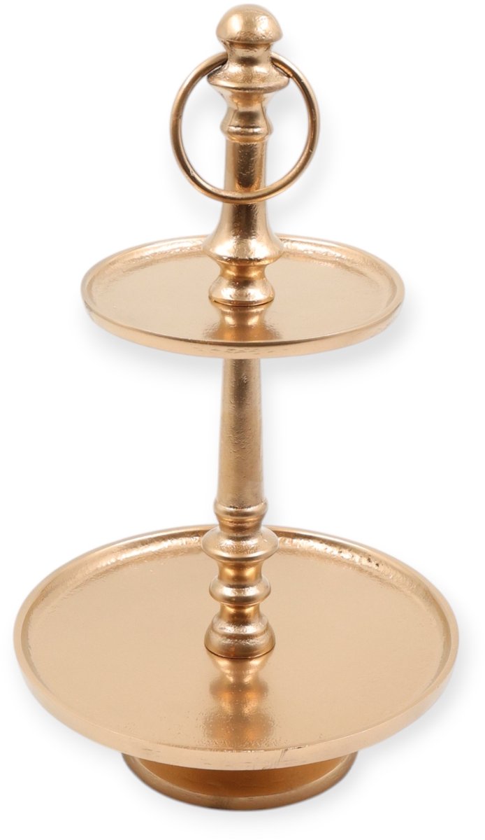 Etagère Prestige Gold – 32 cm – 2 Laags
