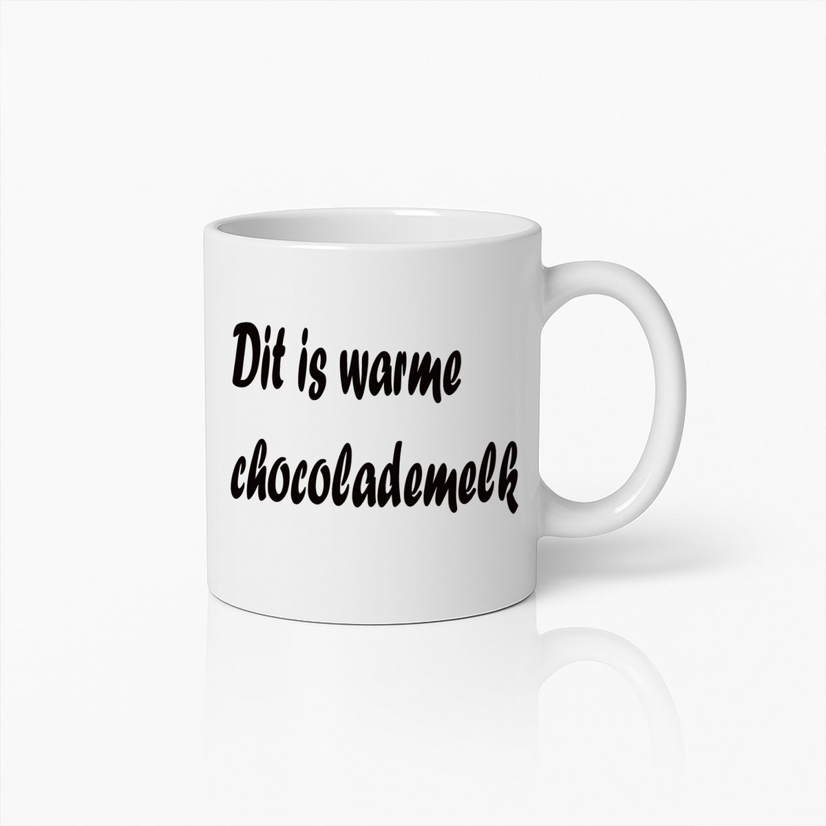 Grappige Warme Chocolademelk Mok – ‘Dit is Warme Chocolademelk’ Gezellige Drinkbeker