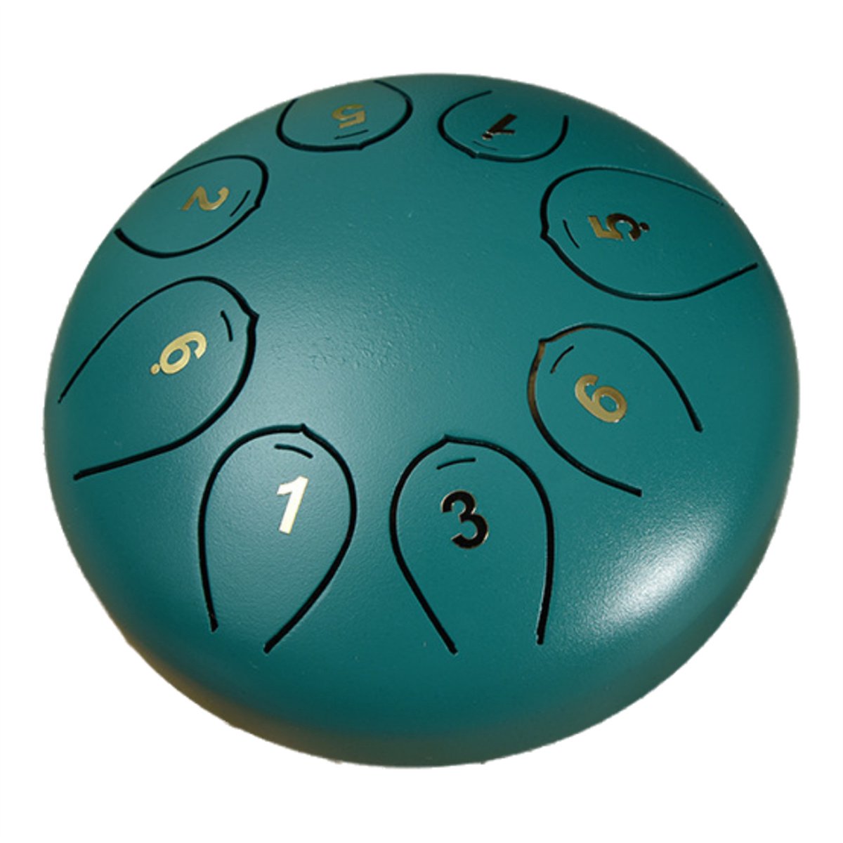 Stalen Tongedrum – Zen Regen Drum met 8 Tonen, Draagbaar, Inclusief Drumsticks & Notenkaart, Ideaal voor Meditatie, Yoga en Ontspanning