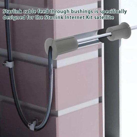 HETTICH Kabeldoorvoer 80 mm zwart kopen