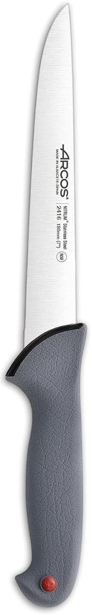 Vleesmes - Roestvrij staal - 180 mm - Ergonomische handgreep