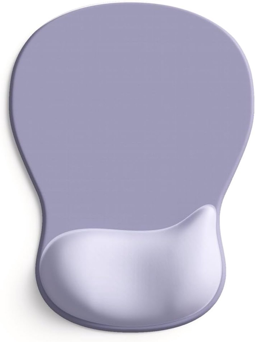 Muismat - Ergonomische Muismat - Muismat Zachte Gel - Gaming Muismat - Muismat met Polssteun - met polsondersteuning - antislip - voor - thuis - spel -decoratie - Paars