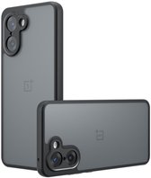Coverup Hoesje - Geschikt voor OnePlus Nord CE5 Hoesje - Coverup Mat Transparante Back Cover met Camera Cover - Zwart