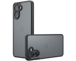 Coverup Hoesje - Geschikt voor OnePlus Nord CE5 Hoesje - Coverup Mat Transparante Back Cover met Camera Cover - Zwart
