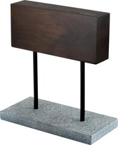 Style de Vie Messenblok - Magnetisch - Walnotenhout