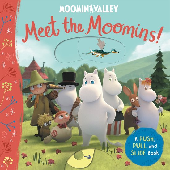 Meet the Moomins A Push, Pull and Slide Book - cover