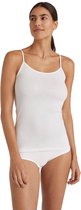 FALKE Daily Natural ademend katoen top van onderlaag dames wit - maat M