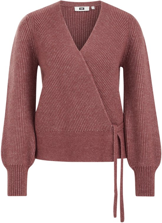 WE Fashion Dames omslagvest met structuur