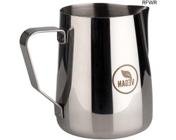 RFWR® Melk- en Universele Kan 0,6 Liter Rvs, Vegan Geschikt voor Warme Dranken