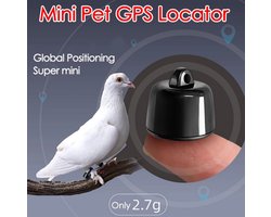 Mini GPS Tracker Huisdier – Draadloze Huisdier Volgsysteem & Anti-Verlies Apparaat voor Hond en Kat – Met Live Tracking via App – Compatibel met iOS & Android
