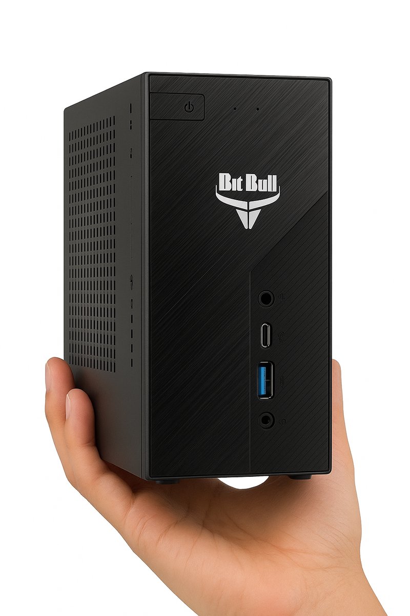 BitBull i9 14900K 24-Core Mini PC Computer - 32GB RAM 1TB SSD M.2 - Intel Core i9@6Ghz Turbo! thumbnail 2