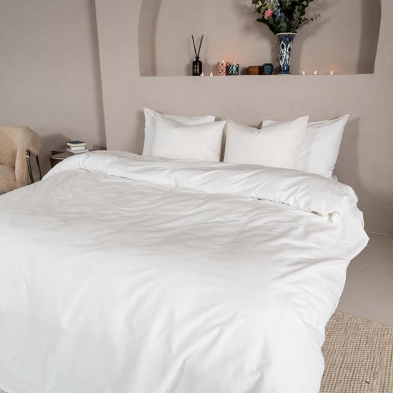 Kayori Kai Dekbedovertrek Katoen - 260x200-220 +2 slopen - Lits-jumeaux - Biologisch Katoen - Zand van Kayori — afbeelding 5