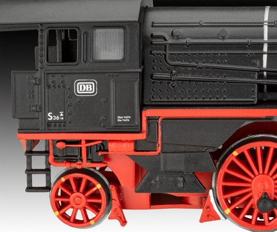 Foto: Revell modelbouwpakket militaire voertuigen 62168 express locomotive s3 6 br18 5 with tender 2 2 t model set plastic 1 87 