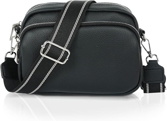 Tas Dames Kleine Rugzak Rits Brede Schouderband T, PU Leren Schoudertas Mobiele Telefoon Tas Dames Reizen Dagelijks Werk Winkelen