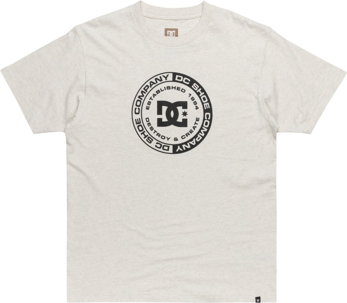 DC Corpo SS Tee Mannen T-shirt Grijs