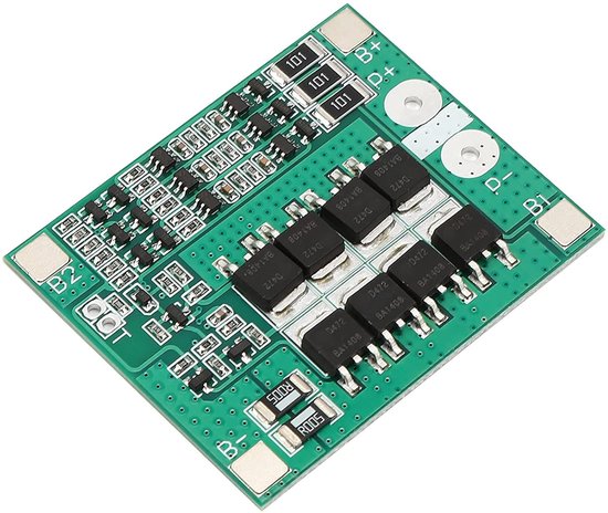 14.8V Lithium Batterij Beschermingsprintplaat – 4S 16.8V 20A, Met Overbelasting, Overontlading En Kortsluitbeveiliging, Voor DIY Power Packs (35x35x3,6mm)