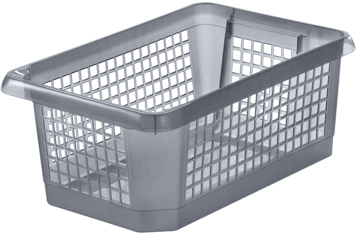 SmartStore - Basic Opbergmand L 14 liter Stapelbaar - Polypropyleen - Grijs