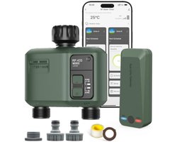 WNHB® Slimme Wifi Bewateringscomputer met Meerdere Zones Automatische Tuinirrigatie Systeem Appbediening