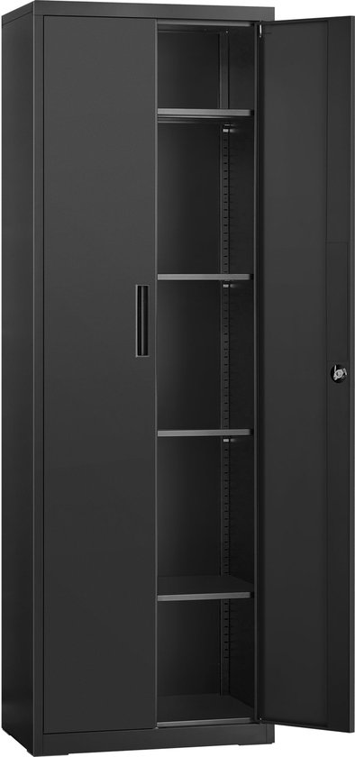 Multifunctionele opbergkast - Organizer - rekken - hoog laadvermogen - 40 cm x 60 cm x 180 cm