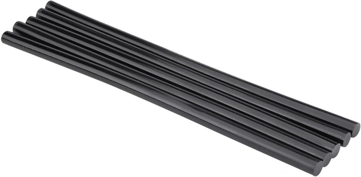 Allecto Plus - Lijmstiften Auto Deuk Reparatie - 5 Stuks - Zwart EVA - Verveloos Reparatie Tools - Hot Melt - 11 * 270mm - Bars