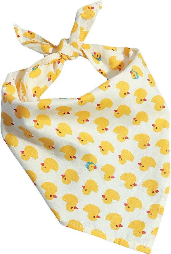 Ancol Respect My Space Warning gele hond bandana huisdier training accessoire, medium/groot