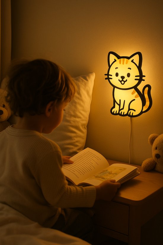 Kat Standbeeld Kids Nachtlampje Nieuwigheid Lamp