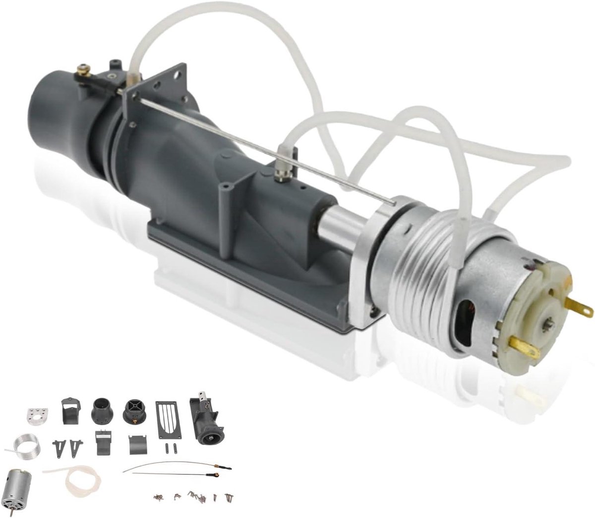 150x43mm RC Boot Boegschroef Set met 540 Borstelmotor - Voor Herstellen en Verbeteren van Stuwkracht - Ideaal voor Boten tot 6-8kg