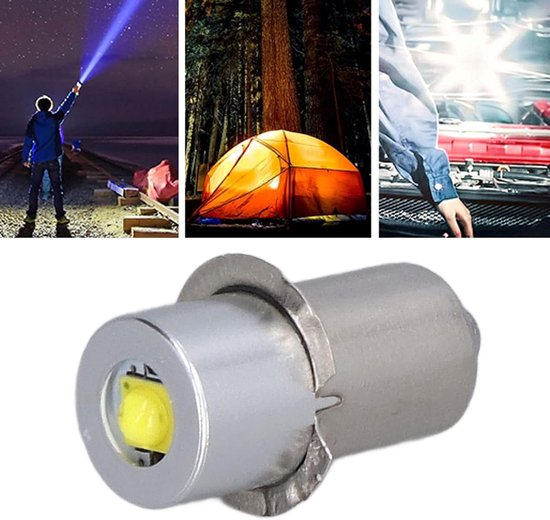 Zaklamplamp - 3W DC-vervangingsonderdeel - LED-conversiekit - Hoge Helderheid - Wit Licht - 3V - Lange Levensduur - Zaklampvervangingslamp voor MagLit-zaklampen — afbeelding 5
