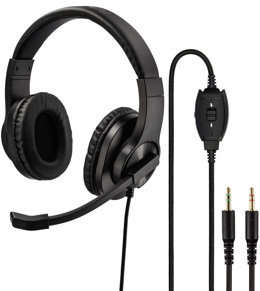 Hama PC-Office-headset "HS-P300", stereo, zwart