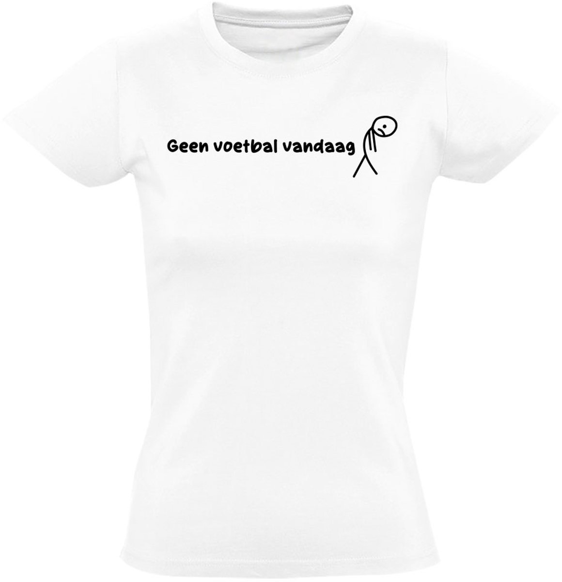 Geen Voetbal Vandaag Dames T-shirt - sport - tv kijken - shirt