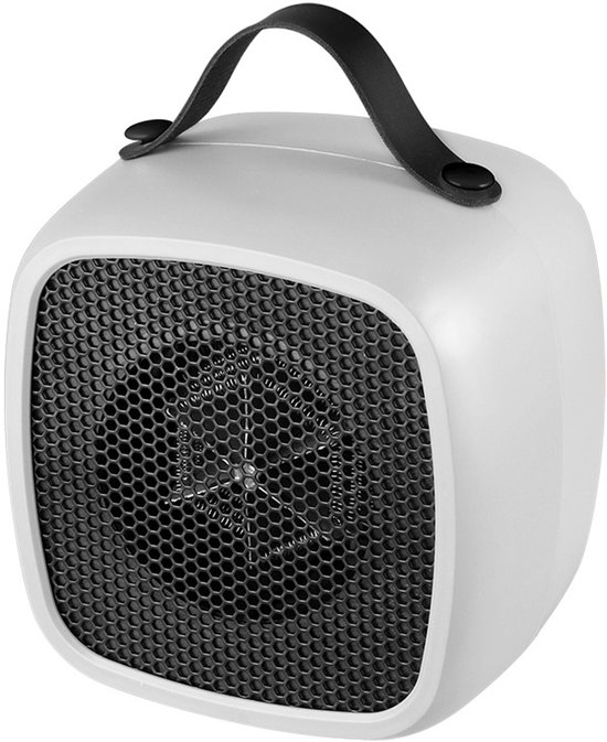 Elektrische kachel - Ventilatorkachel - kleine ruimteverwarmer - Mini-kachel - Kantelschakelaar - oververhittingsbeveiliging - 500w - draagbare - voor - - gebruik op kantoor - bureau - binnenshuis - wit