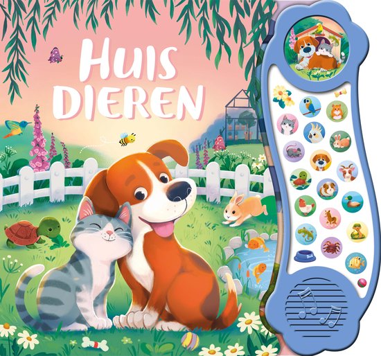 Huisdieren - 18-geluidenboek - cover